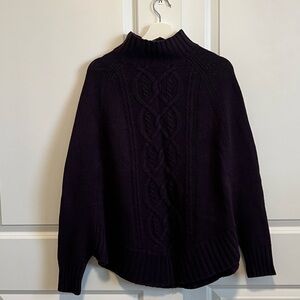 H&M Dark Purple Turtleneck Sweater